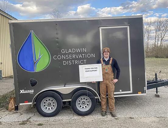 Pictured is Tristan Hewitt, Executive Director, Gladwin County Conservation District.
