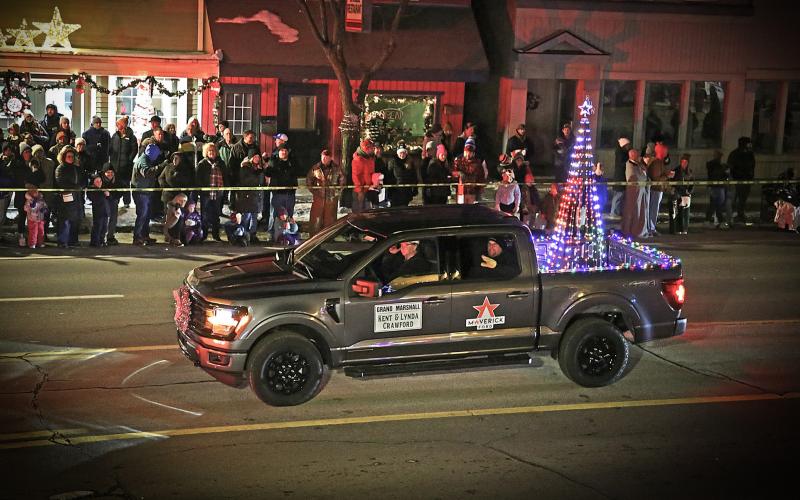 The GBPA’s “Glow-Rious” Festival of Lights Christmas Parade featured Grand Marshall, Kent and Lynda Crawford.