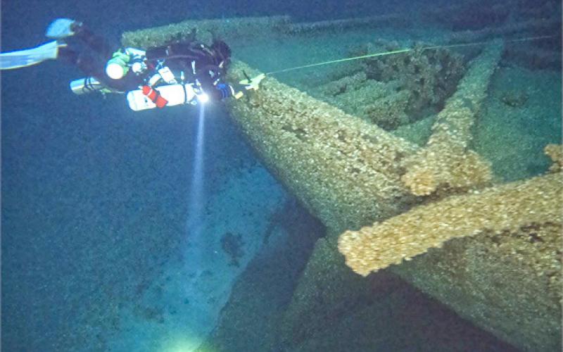 Sailing ship Mojave, doomed on Lake Michigan, now docked on National Register of Historic Places