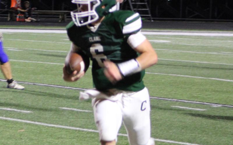 Quarterback Dane Alexander ran for three touchdowns and passed for two more during Friday night’s Homecoming victory over Shepherd.
