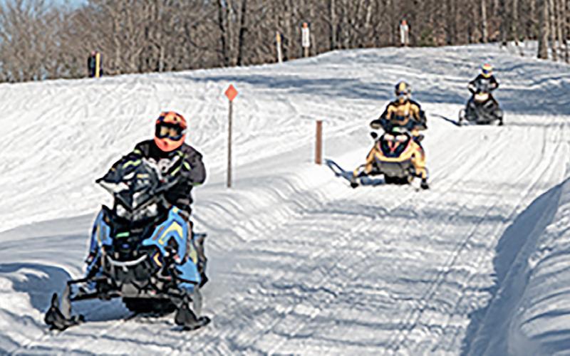 Ride the trails during Free Snowmobiling Weekend