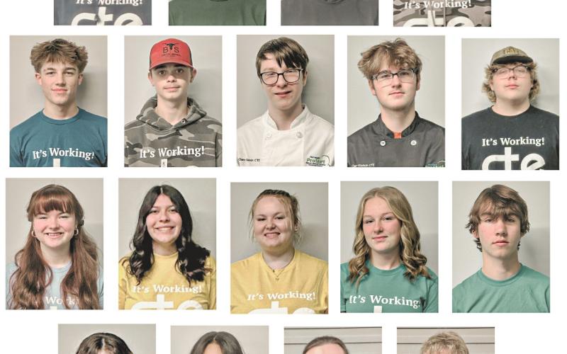 Pictured in row 1: Jacob Gee, Bryson Grundy, Riley Sprague, Ben Zdrojewski; row 2: Luke Gyulveszi, Blake Gutchak, Aiden McNutt, Aiden Crowley, Mitchel Lennox; row 3: Isabelle Langley, Mia Crampton, Madelyn Green, Chevelle Funnell, William Warner; row 4: Tristyn Ricolo, Hydia Stevenson, Evan Farr, Gavin VanBuren. Not Pictured is Eternity Flores.