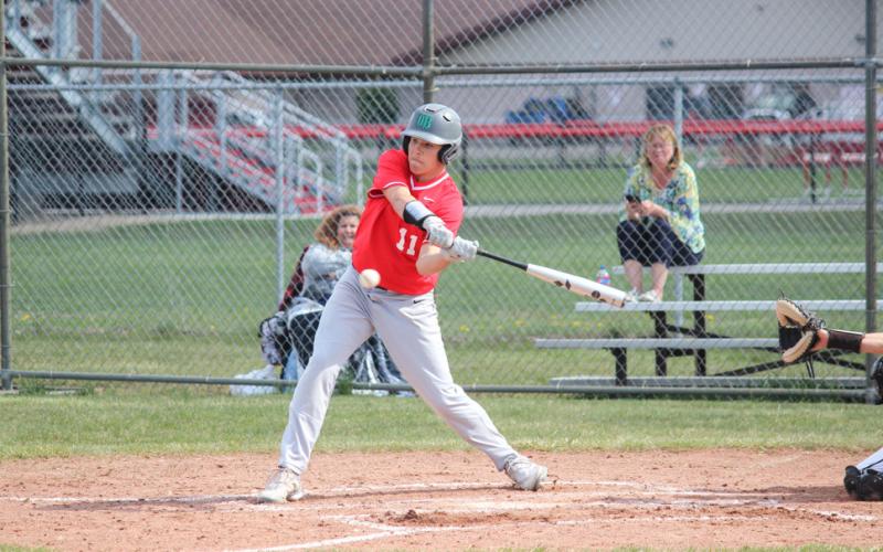 Landon Love takes aim, looking to make contact with the ball. Landon posted a .426 batting average for the season, one of Beaverton’s best hitters for the year.