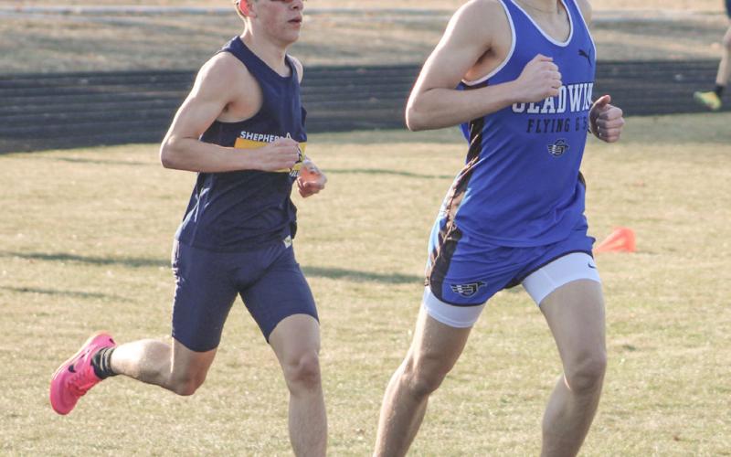 Gladwin’s Ben Verellen ran second in the 800 and third in the 1600 at the Jack Pine Conference Championship Meet Saturday at Shepherd.