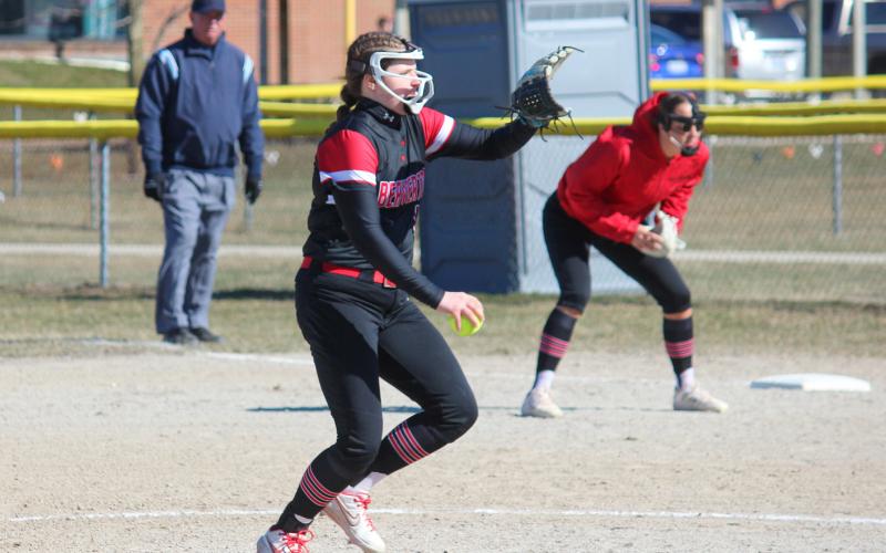 Beaverton’s Abby Northrup looks to deliver a strike during Thursday’s home opener.