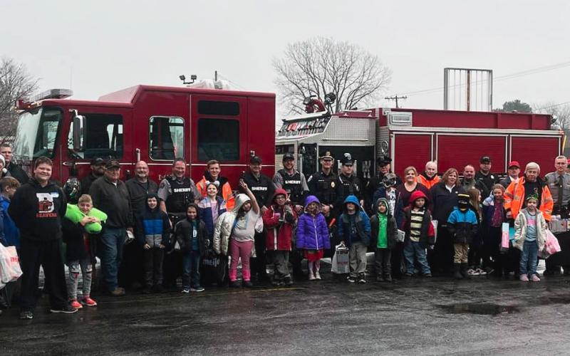Local kids had the chance to Shop with a Hero last week
