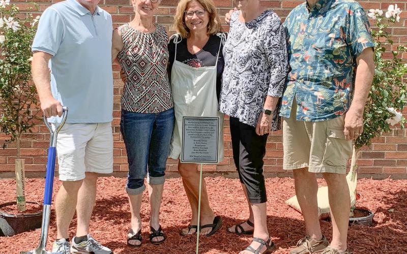 BAC leadership team honored with tree planting