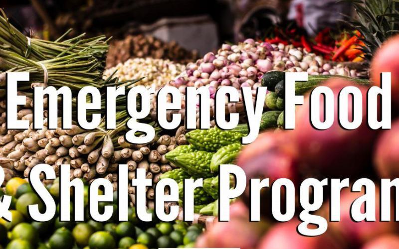 Emergency Food and Shelter Funds available
