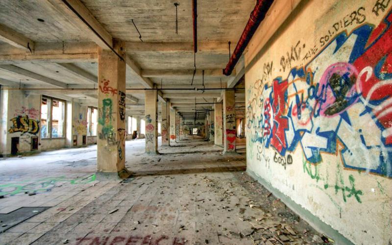 Michigan Central Station in 2009, prior to its renovation. DANIEL TUTTLE/UNSPLASH
