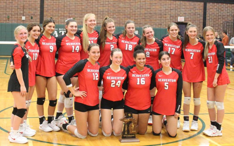 Beaverton Volleyball wins sixth consecutive district title