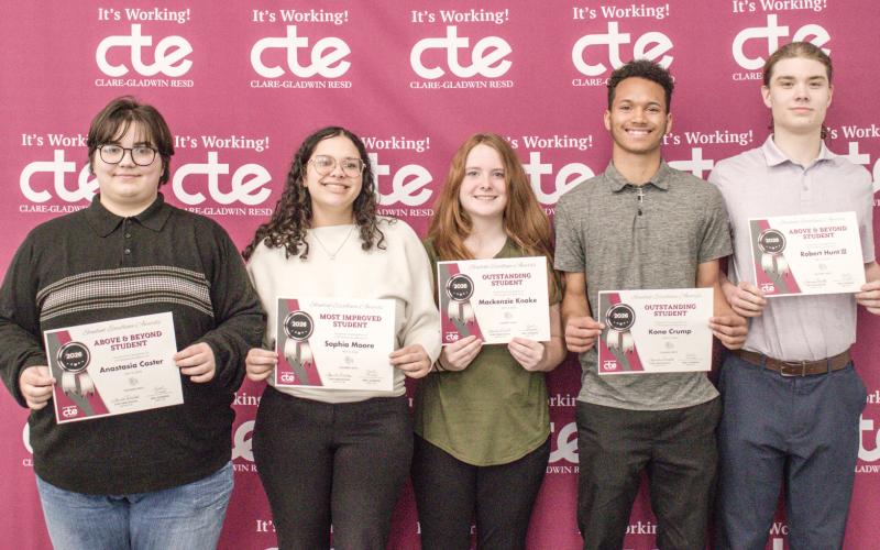 Culinary Arts students were celebrated during the May 5 awards ceremony, which highlighted students from 11 different CTE programs for their hard work, growth, and achievement throughout the year.