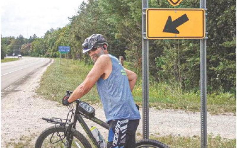 Man rides peddle bike 566 miles after life threatening accident