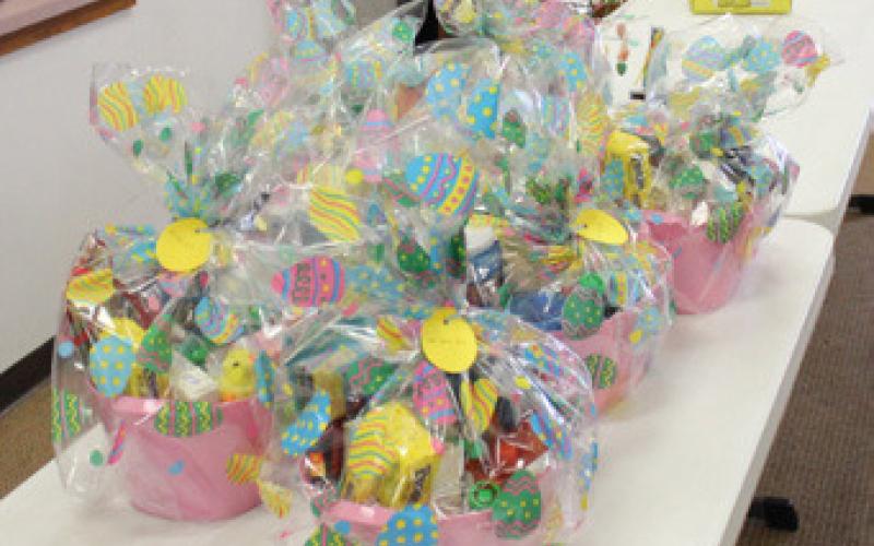 Kid’s Club build Easter baskets for foster kids