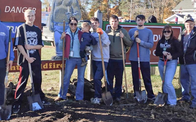 Skeels Christian School students dig in