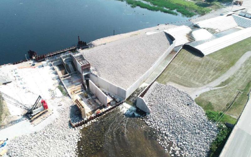Edenville Dam in July of 2025.