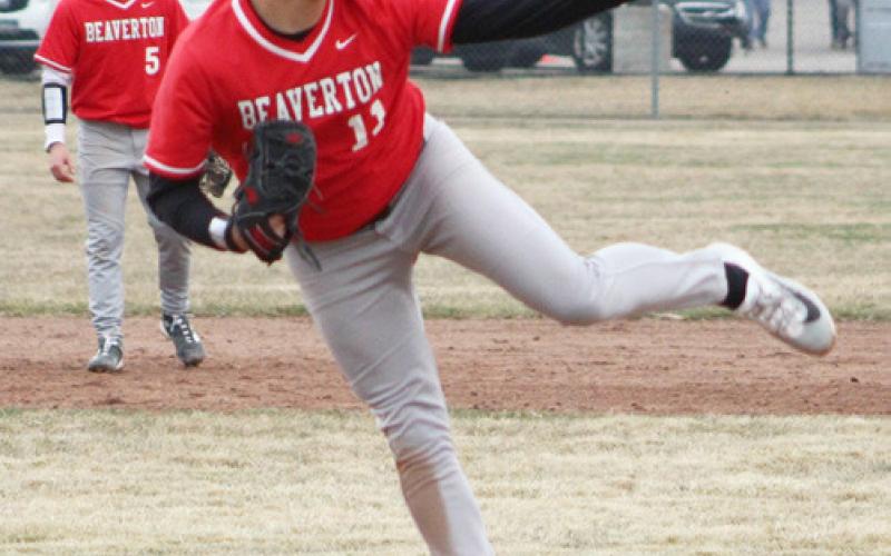 Beaverton southpaw Landon Love pitched his way to First Team All-State honors this season with a 9-2 record and 109 strikeouts.