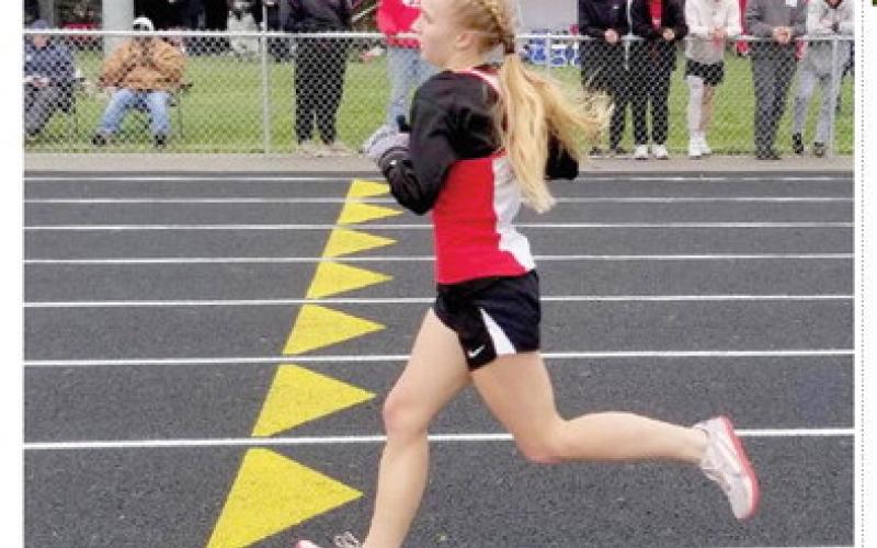 Tessa Wohlschlegel during her double winning performance Saturday in Breckenridge.