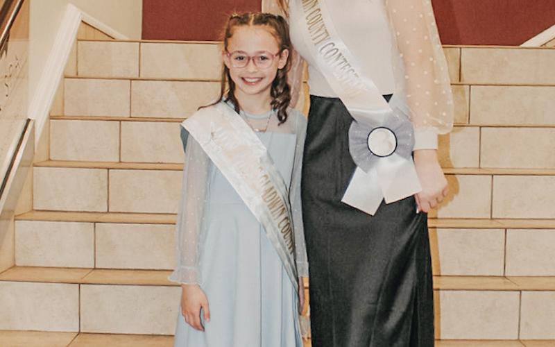 Freya Wood with Little Miss Macey Mercer. Macey is the daughter of Jordan and Katie Mercer.