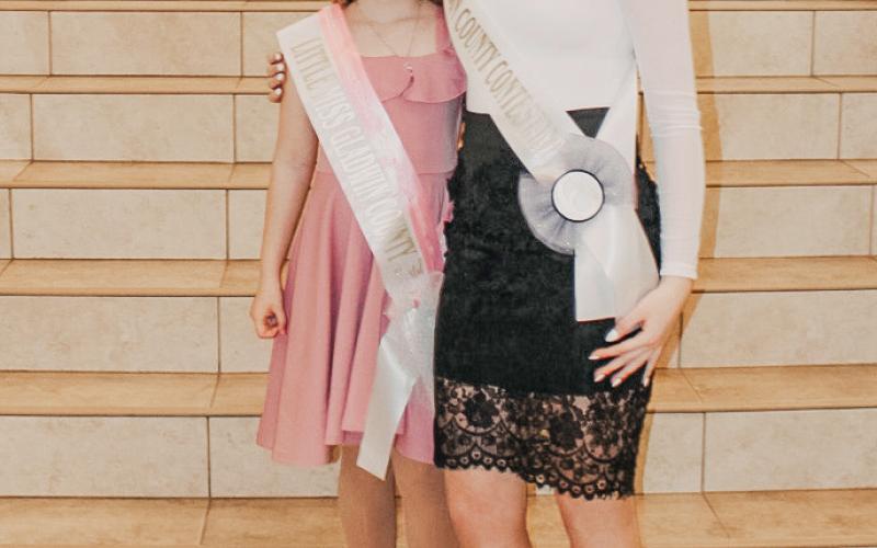 Jordyn Schultz with Little Miss Bristol Walblay. Bristol is the daughter of Ross Walblay and Lindsie Dillon.