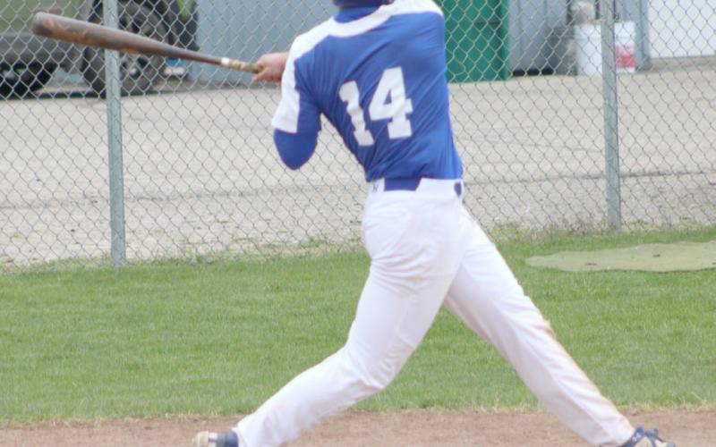 Preston Willert had two hits in Gladwin’s victory over Shepherd in the district semifinals Saturday.
