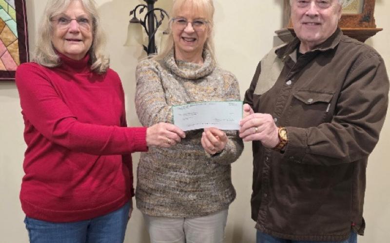 Pictured from left to right: Kathy Methner, Ann Sigsby, and Al Selesky.
