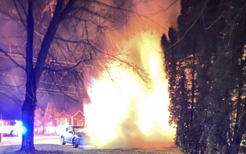 Early in the morning at 6:24 a.m. on March 15, 2024, the Gladwin Rural Urban Fire Department was dispatched to West 1st Street in the City of Gladwin for a vehicle fire. The vehicle on fire was a Hyundai Accent and was in the driveway, outside of the garage of a residence. The fire was discovered by a neighbor. The vehicle’s fuel tank was ruptured and the fire was contained to the fully destroyed vehicle. A nearby adjacent vehicle, and the residence, were undamaged by the fire. Gladwin City Police assisted