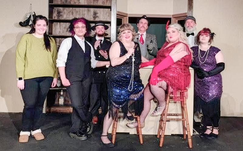 Pictured left to right: Director, Tory Ford; Alex Ross, Justin Marchington, Jennifer Kroll, Dave Minor, Sam Donaldson, Kevin Allen, and Livia Bell.