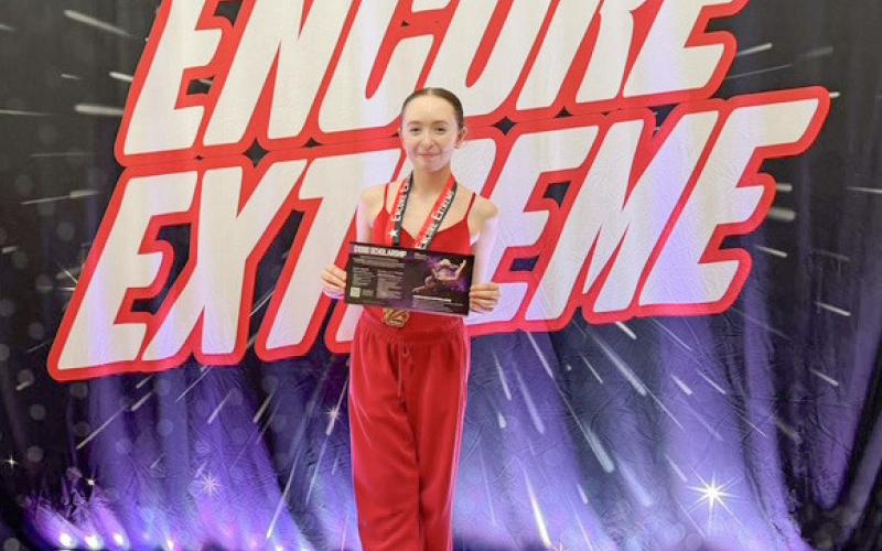 Harrison receives platinum score at dance competition