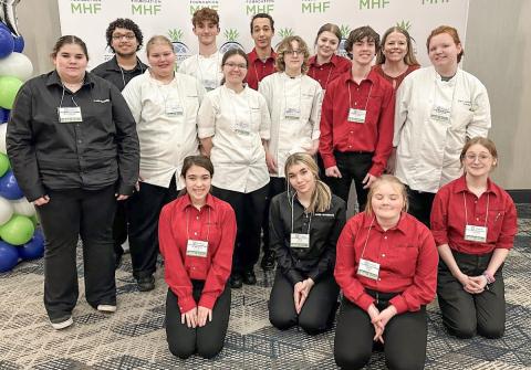 Clare-Gladwin Culinary students compete at the ProStart State Competition in Kalamazoo.