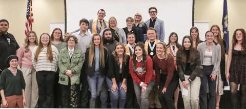 Mid Phi Theta Kappa Chapter inducts students