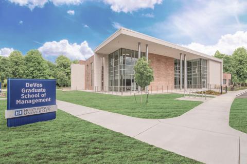 The DeVos Graduate School of Management at Northwood University, which is launching a new MBA in Health Leadership and Innovation.