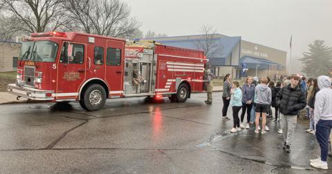 SMOKY GLADWIN HIGH SCHOOL EVACUATED
