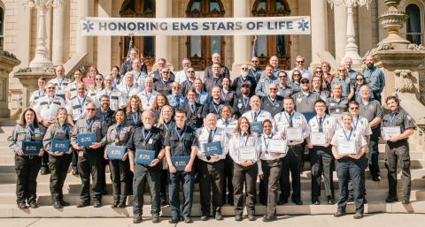 Gladwin EMS provider honored at Michigan Stars of Life ceremony