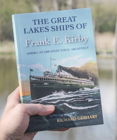 The cover of “The Great Lakes Ships of Frank E. Kirby” LILY COLE