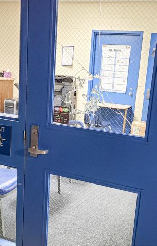 Local man arrested after high school break-in