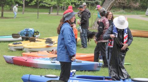 Preparation was everything as paddlers prepared to take on the 12.5-mile trip from City Park to Ross Lake Park Saturday morning.