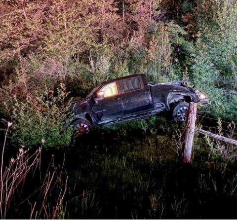 Vehicle accident on Chappel Dam Road