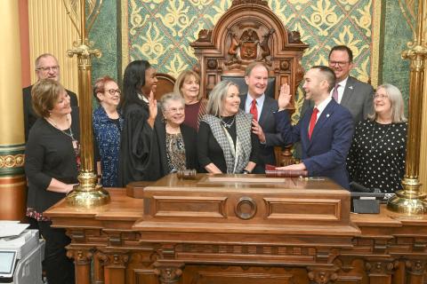 REP. SCHUETTE SWORN IN FOR SECOND TERM IN MICHIGAN HOUSE