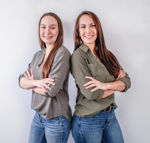 Owners of Simple Sisters Cleaning, Terri (left) and Shawna (right).