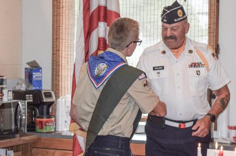 WHITMAN EARNS EAGLE SCOUT