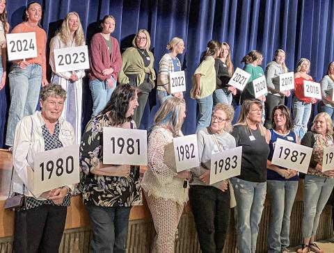 GLADWIN HONORS TRACK COACH GILLIAM