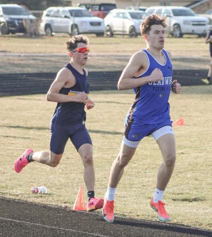 Gladwin’s Ben Verellen ran second in the 800 and third in the 1600 at the Jack Pine Conference Championship Meet Saturday at Shepherd.