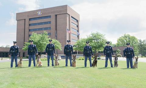 Michigan State Police 2025 Basic Canine School