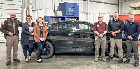 CTE Criminal Justice Program receives police patrol car