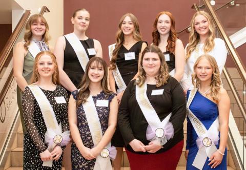 Miss Gladwin County contestants for 2025.