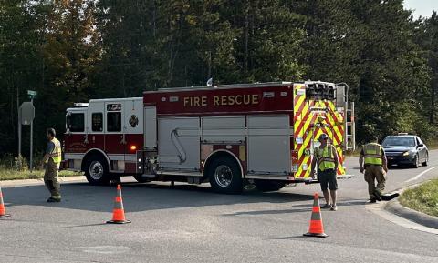 Fatal motorcycle accident on Estey Rd.