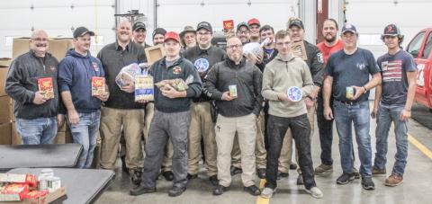 Meals were packed for delivery at the Beaverton Fire Department last year during the 7th annual Thanksgiving Dinner giveaway in 2023.