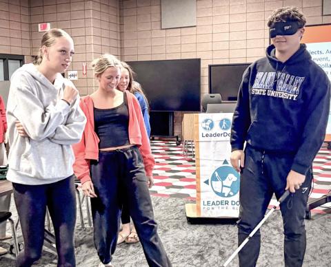 BEAVERTON LEO CLUB HOSTS LEADER DOGS FOR THE BLIND