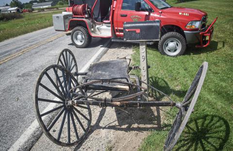 The Gladwin County Sheriff’s Office responded to a crash between an Amish buggy and a Jeep Cherokee Friday afternoon in Butman Township that resulted in the death of an Amish woman.