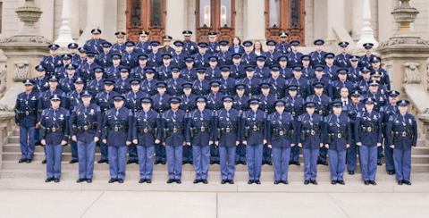 Including the 50 graduates of the 149th Trooper Recruit School, there are approximately 1,145 troopers assigned statewide, and a total of 1,835 enlisted members in the MSP.